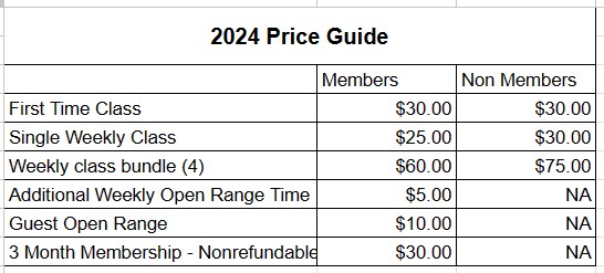 Price Guide